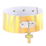 Laser Cross Pendant Wide Version Collar - Image 5