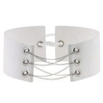 Coral Fleece Binding Collar - Silver - Image 8