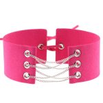 Coral Fleece Binding Collar - Silver - Image 14