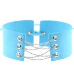 Coral Fleece Binding Collar - Silver - Image 17