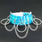 Metal O Ring Collar With Chain - Laser - Image 6