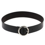 Punk Goth Round Leather Collar - Image 8