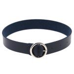 Punk Goth Round Leather Collar - Image 14