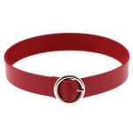 Punk Goth Round Leather Collar - Image 15