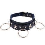 Punk Street Shooting Silver O-ring Necklace - Image 8