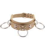 Punk Street Shooting Silver O-ring Necklace - Image 9