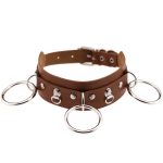 Punk Street Shooting Silver O-ring Necklace - Image 10