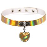 Heart Pendant Leather Collar - Laser - Image 6