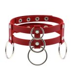 Double Row Circle Choker Necklace - Image 8