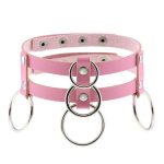 Double Row Circle Choker Necklace - Image 13