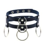 Double Row Circle Choker Necklace - Image 15