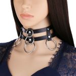 Double Row Circle Choker Necklace - Image 17
