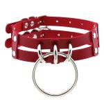 Punk Gothic Two Line Choker Neck Ring - Image 7