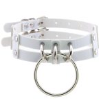 Punk Gothic Two Line Choker Neck Ring - Image 9