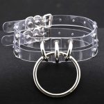 Punk Gothic Two Line Choker Neck Ring - Image 12