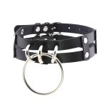 Punk Gothic Two Line Choker Neck Ring - Image 18