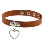 Cutout Heart Pendant Choker - Image 11