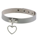 Cutout Heart Pendant Choker - Image 12