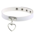 Cutout Heart Pendant Choker - Image 14