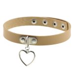 Cutout Heart Pendant Choker - Image 15