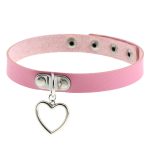 Cutout Heart Pendant Choker - Image 16