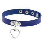 Cutout Heart Pendant Choker - Image 3