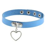Cutout Heart Pendant Choker - Image 4