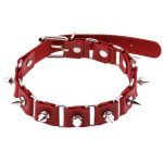 Stitching Punk Necklace With Spike - Image 6