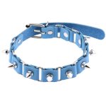 Stitching Punk Necklace With Spike - Image 13