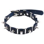 Stitching Punk Necklace With Spike - Image 15