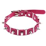 Stitching Punk Necklace With Spike - Image 16