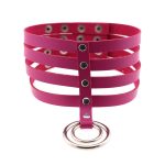 4 Row Leather Neck Collar - Image 4