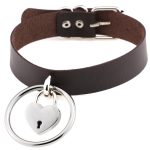 Large Ring Leather Necklace - Image 6