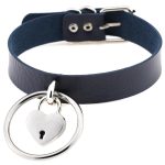 Large Ring Leather Necklace - Image 10