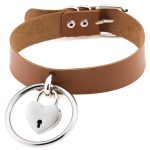 Large Ring Leather Necklace - Image 12