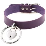 Large Ring Leather Necklace - Image 15