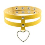 Double Row Heart Pendant Necklace - Image 16