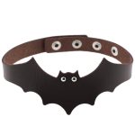 Little Devil PU Leather Bat Wing Collar - Image 7