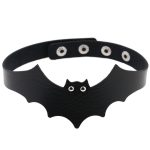 Little Devil PU Leather Bat Wing Collar - Image 12