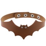 Little Devil PU Leather Bat Wing Collar - Image 13