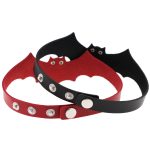 Little Devil PU Leather Bat Wing Collar - Image 20