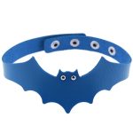 Little Devil PU Leather Bat Wing Collar - Image 2