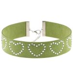 Diamond Rhinestone Love Flannel Collar - Image 4
