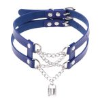 Double Lock Pendant Necklace - Image 8