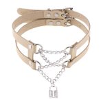 Double Lock Pendant Necklace - Image 9