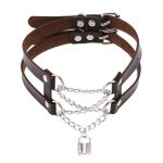 Double Lock Pendant Necklace - Image 13