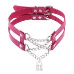 Double Lock Pendant Necklace - Image 15