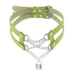 Double Lock Pendant Necklace - Image 3