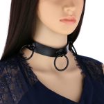 Black Circle Ring Choker - Image 19