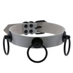 Black Circle Ring Choker - Image 4